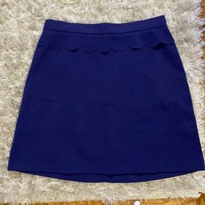 Blue professional skirt